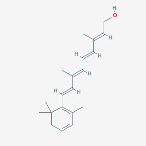 molecular formula C₂₀H₂₈O B023193 Vitamin A2 CAS No. 79-80-1