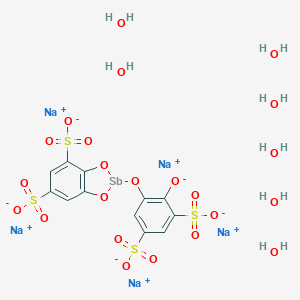 molecular formula C12H18Na5O23S4Sb B231939 Stibophen CAS No. 15489-16-4