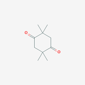 molecular formula C10H16O2 B023200 2,2,5,5-Tetramethylcyclohexane-1,4-dione CAS No. 86838-54-2