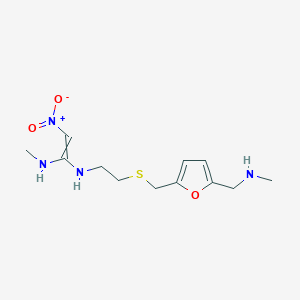 molecular formula C₁₂H₂₀N₄O₃S B023202 Desmethyl Ranitidine CAS No. 66357-25-3