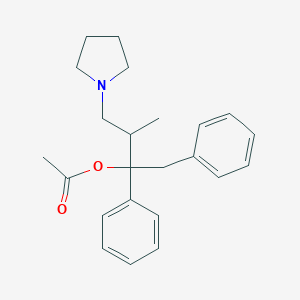 molecular formula C23H29NO2 B232069 Pyrrolifene CAS No. 15686-97-2