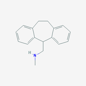 molecular formula C17H19N B232176 N-(10,11-dihydro-5H-dibenzo[a,d]cyclohepten-5-ylmethyl)-N-methylamine 