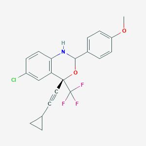 molecular formula C₂₁H₁₇ClF₃NO₂ B023225 Efavirenz impurity I CAS No. 209414-26-6