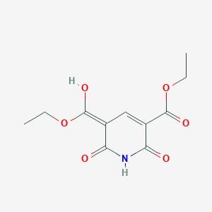 molecular formula C11H13NO6 B232286 ethyl (5Z)-5-[ethoxy(hydroxy)methylidene]-2,6-dioxopyridine-3-carboxylate 