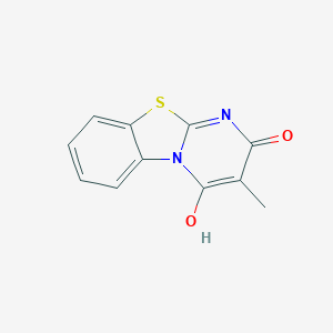 molecular formula C11H8N2O2S B232383 4-hydroxy-3-methylpyrimido[2,1-b][1,3]benzothiazol-2-one 