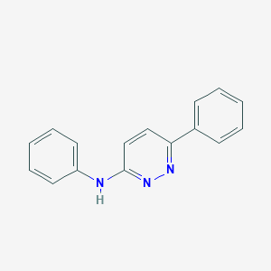 molecular formula C16H13N3 B232393 N-phenyl-N-(6-phenyl-3-pyridazinyl)amine 