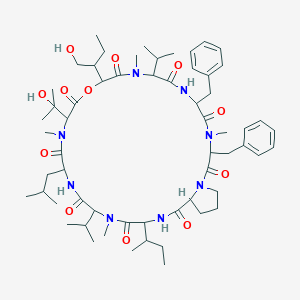 molecular formula C60H92N8O12 B232458 Aureobasidin S3 CAS No. 153954-74-6