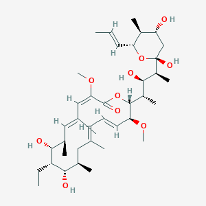 molecular formula C39H64O10 B232500 Concanamycin F CAS No. 144539-92-4