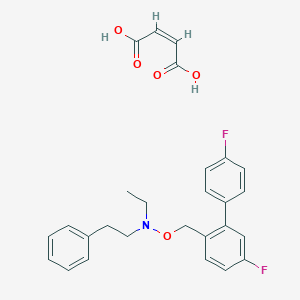 N-(2-Bis(4-fluorophenyl)methoxy)ethyl-(2-phenyl)ethylamine maleate