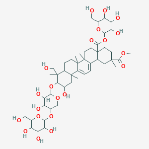 molecular formula C48H76O21 B232742 Esculentoside G CAS No. 143381-60-6