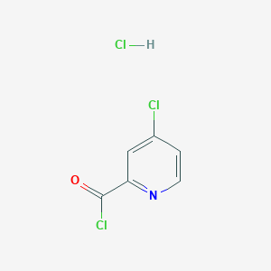 molecular formula C6H4Cl3NO B023288 4-Chloropyridine-2-carbonyl chloride hydrochloride CAS No. 51727-15-2