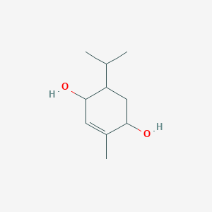molecular formula C10H18O2 B023292 5-Isopropyl-2-methylcyclohex-2-ene-1,4-diol CAS No. 4031-55-4