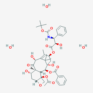 molecular formula C43H59NO17 B000233 Docetaxel Trihydrate CAS No. 148408-66-6