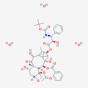 molecular formula C43H59NO17 B000233 Docetaxel trihydrate CAS No. 148408-66-6