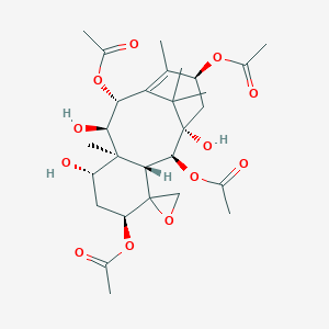 molecular formula C28H40O12 B233017 1-Hydroxy-7,9-dideacetylbaccatin I CAS No. 142203-64-3