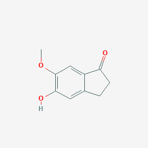 molecular formula C10H10O3 B023315 5-Hydroxy-6-methoxy-1-indanone CAS No. 127399-78-4