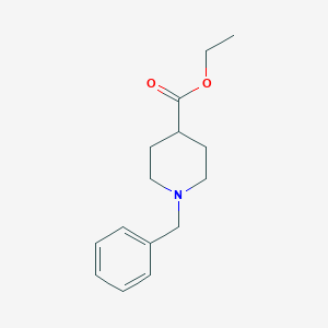 molecular formula C15H21NO2 B023316 Ethyl 1-benzylpiperidine-4-carboxylate CAS No. 24228-40-8
