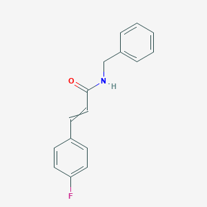 molecular formula C16H14FNO B023339 trans N-Benzyl-4-fluorocinnamamide CAS No. 612095-66-6