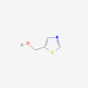 molecular formula C4H5NOS B023344 5-Hydroxymethylthiazole CAS No. 38585-74-9