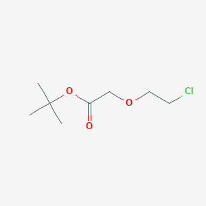 molecular formula C8H15ClO3 B023352 Tert-butyl 2-(2-chloroethoxy)acetate CAS No. 73834-55-6