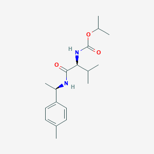 molecular formula C18H28N2O3 B233555 L-(R)-iprovalicarb CAS No. 140923-25-7