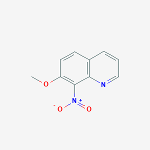 molecular formula C10H8N2O3 B023359 7-Methoxy-8-nitroquinoline CAS No. 83010-83-7