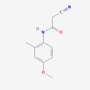 molecular formula C11H12N2O2 B233590 2-cyano-N-(4-methoxy-2-methylphenyl)acetamide 