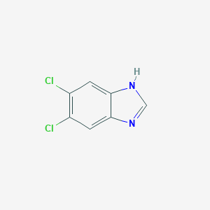 molecular formula C7H4Cl2N2 B023360 5,6-Dichloro-1H-benzimidazole CAS No. 6478-73-5