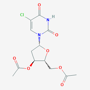 molecular formula C13H15ClN2O7 B023378 3',5'-Di-O-acetyl-5-chloro-2'-deoxyuridine CAS No. 6046-63-5
