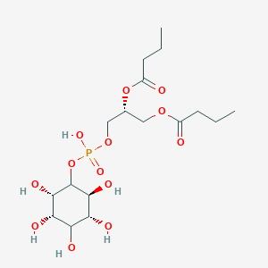 molecular formula C20H19N3O4 B233884 1,2-Dibutyryl-sn-glycero-3-phosphoinositol CAS No. 148504-92-1