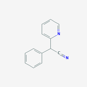 molecular formula C13H10N2 B023408 2-Phenyl-2-(2-pyridyl)acetonitrile CAS No. 5005-36-7