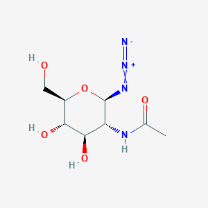 molecular formula C8H14N4O5 B023436 2-Acetamido-2-deoxy-beta-D-glucopyranosyl Azide CAS No. 29847-23-2