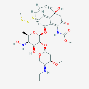 molecular formula C32H43N3O11S3 B234464 Calicheamicin T CAS No. 142518-72-7
