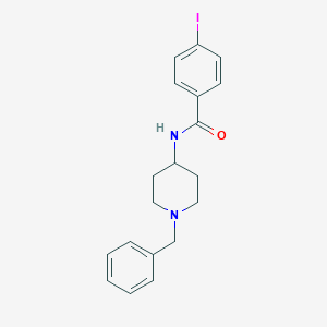 molecular formula C19H21IN2O B234485 4-IBP CAS No. 155798-12-2