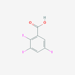 molecular formula C7H3I3O2 B023451 2,3,5-三碘苯甲酸 CAS No. 88-82-4