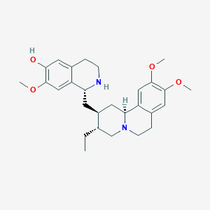 molecular formula C28H38N2O4 B023452 Cephaeline CAS No. 483-17-0