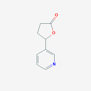 molecular formula C9H9NO2 B023455 5-Pyridin-3-yloxolan-2-one CAS No. 20971-79-3