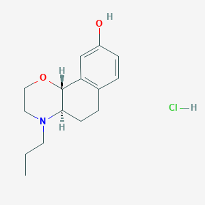 molecular formula C15H22ClNO2 B023487 Naxagolide hydrochloride CAS No. 99705-65-4
