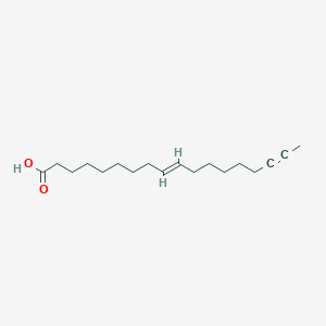 molecular formula C12H21NO2 B234906 (E)-octadec-9-en-16-ynoic acid CAS No. 158999-14-5