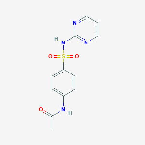 molecular formula C12H12N4O3S B023491 Acetylsulfadiazine CAS No. 127-74-2