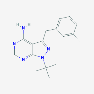 molecular formula C17H21N5 B023500 3MB-PP1 CAS No. 956025-83-5