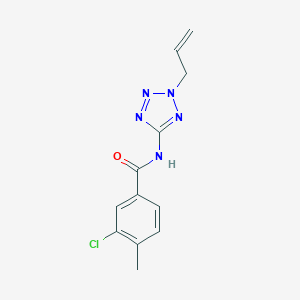 molecular formula C12H12ClN5O B235031 N-(2-allyl-2H-tetraazol-5-yl)-3-chloro-4-methylbenzamide 