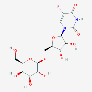 molecular formula C15H21FN2O11 B235036 5-Fluorouridine-5'-O-b-D-galactopyranoside CAS No. 149965-92-4