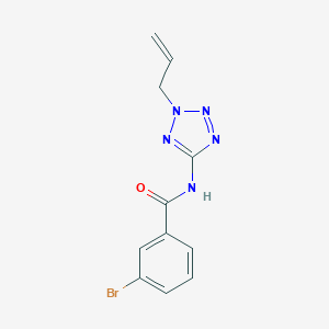 molecular formula C11H10BrN5O B235041 N-(2-allyl-2H-tetraazol-5-yl)-3-bromobenzamide 