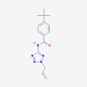 molecular formula C15H19N5O B235058 N-(2-allyl-2H-tetraazol-5-yl)-4-tert-butylbenzamide 