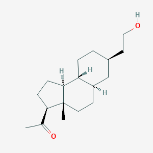 1-(7-(2-Hydroxyethyl)dodecahydro-3a-methyl-1H-benz(e)inden-3-yl)ethanone