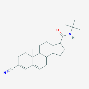 3-cyano-N-(1,1-dimethylethyl)androsta-3,5-diene-17-beta-carboxamide