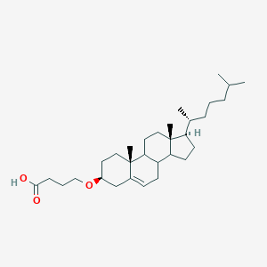 molecular formula C31H52O3 B235142 4-(((3beta)-Cholest-5-en-3-yl)oxy)butanoic acid CAS No. 156908-81-5