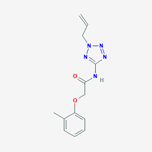 molecular formula C13H15N5O2 B235175 N-(2-allyl-2H-tetraazol-5-yl)-2-(2-methylphenoxy)acetamide 