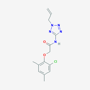 molecular formula C14H16ClN5O2 B235180 N-(2-allyl-2H-tetraazol-5-yl)-2-(2-chloro-4,6-dimethylphenoxy)acetamide 